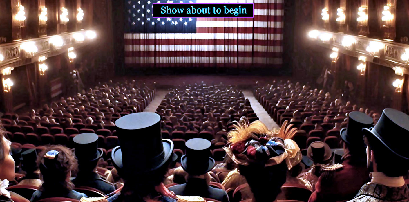 AI-created view of 1870s theater